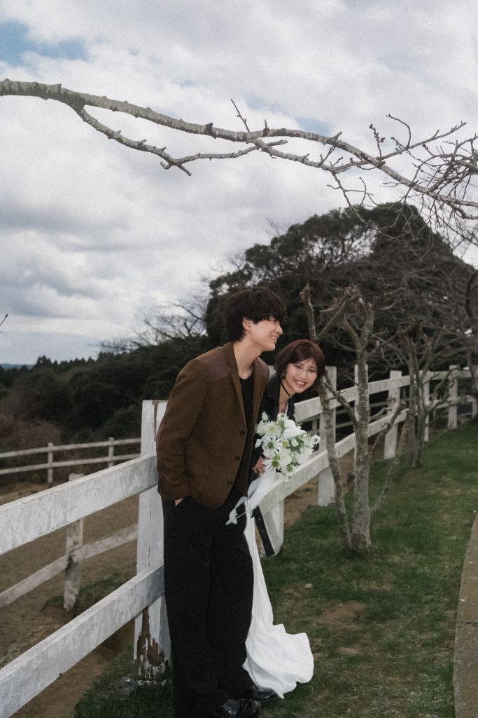 牧場でのロケーション撮影